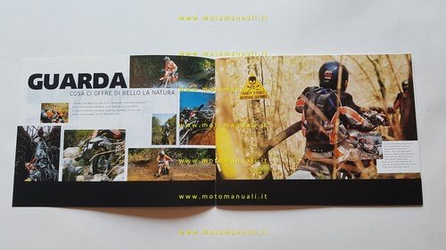 KTM produzione modelli EXC 2001 enduro depliant italiano originale