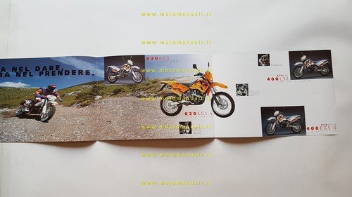 KTM produzione modelli LC4 enduro 1997 depliant italiano originale