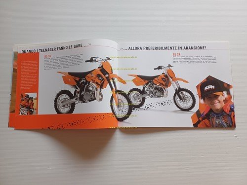 KTM produzione modelli Sport MiniCycles 2006 depliant originale