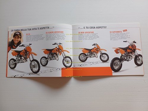 KTM produzione modelli Sport MiniCycles 2006 depliant originale
