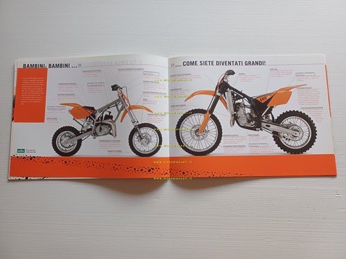 KTM produzione modelli Sport MiniCycles 2006 depliant originale