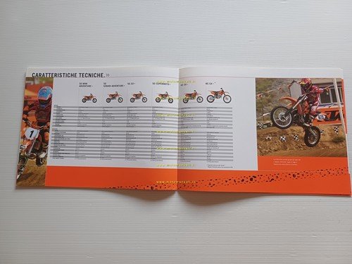 KTM produzione modelli Sport MiniCycles 2006 depliant originale