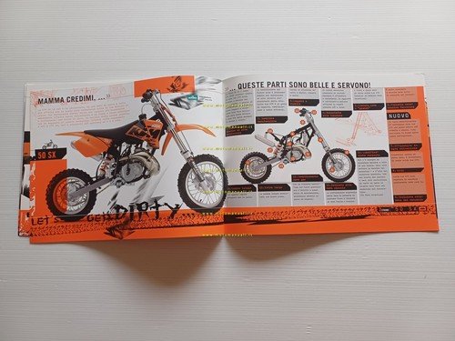 KTM produzione modelli Sport MiniCycles 2007 depliant originale