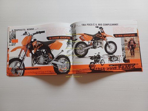 KTM produzione modelli Sport MiniCycles 2007 depliant originale