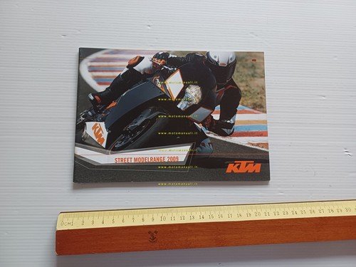 KTM produzione modelli Strada 2009 depliant italiano francese originale