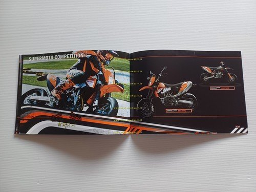 KTM produzione modelli Strada 2009 depliant italiano francese originale