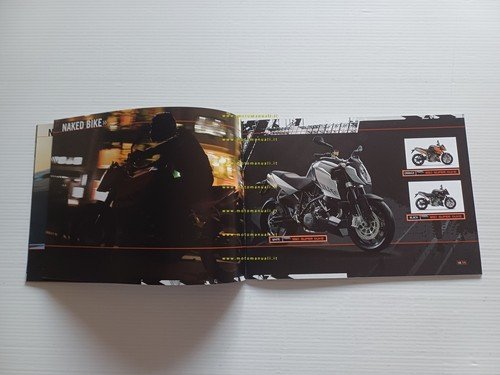 KTM produzione modelli Strada 2009 depliant italiano francese originale