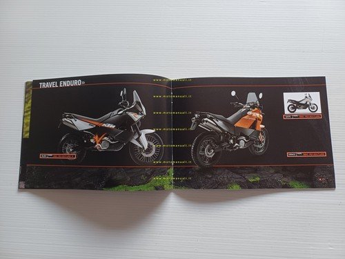 KTM produzione modelli Strada 2009 depliant italiano francese originale