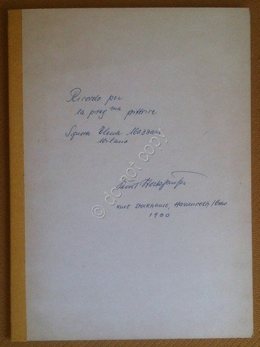 Kurt Stockhause - 2 stampe firmate a matita - Cartoncino … | Immagine Gallery 3