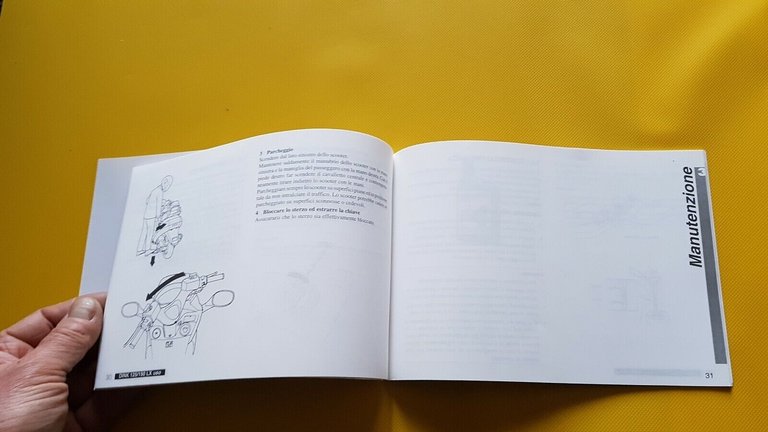 Kymco Dink 125-150 LX 1998 manuale uso scooter originale owner's …