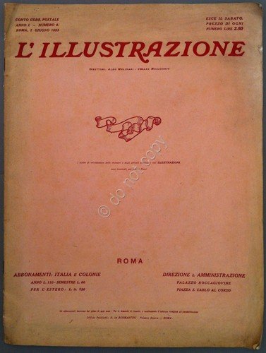 L'Illustrazione - Anni I - Numero 6 - 1923 - … | Immagine principale