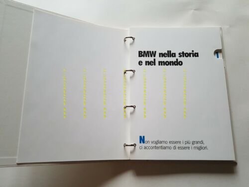La BMW 1990 presentazione aziendale originale NO depliant