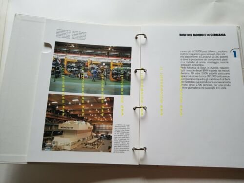 La BMW 1990 presentazione aziendale originale NO depliant