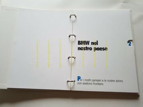 La BMW 1990 presentazione aziendale originale NO depliant