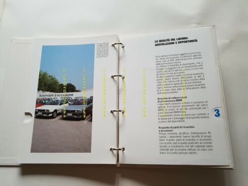 La BMW 1990 presentazione aziendale originale NO depliant