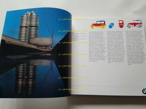 La BMW presentazione aziendale originale anni 80 NO depliant