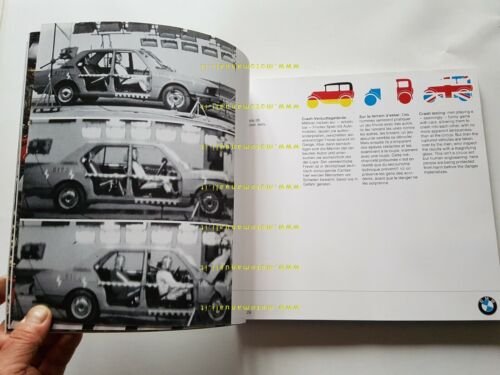 La BMW presentazione aziendale originale anni 80 NO depliant