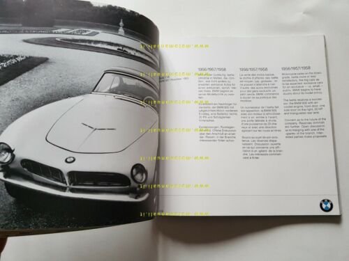 La BMW presentazione aziendale originale anni 80 NO depliant