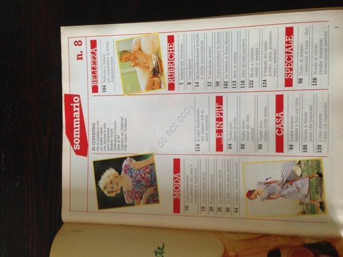 LA MIA BOUTIQUE Rivista Magazine Agosto 1987 con cartamodelli