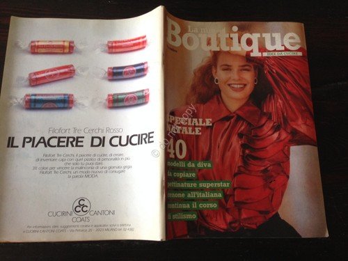LA MIA BOUTIQUE Rivista Magazine Dicembre 1986 con cartamodelli | Immagine principale