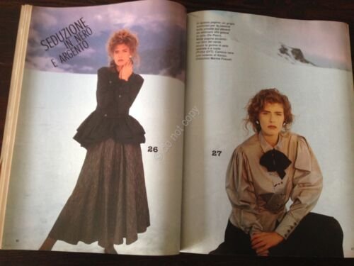 LA MIA BOUTIQUE Rivista Magazine Dicembre 1986 con cartamodelli