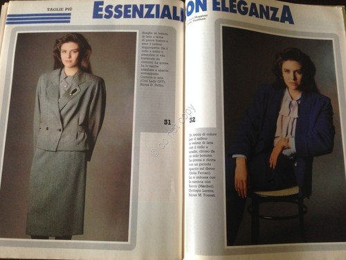 LA MIA BOUTIQUE Rivista Magazine Gennaio 1987 con cartamodelli | Immagine Gallery 4