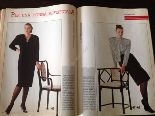 LA MIA BOUTIQUE Rivista Magazine Gennaio 1988 con cartamodelli