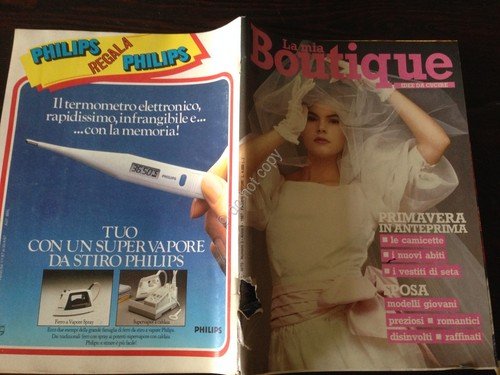 LA MIA BOUTIQUE Rivista Magazine Marzo 1987 n.3 con cartamodelli | Immagine principale