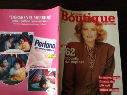 LA MIA BOUTIQUE Rivista Magazine Ottobre 1987 con cartamodelli