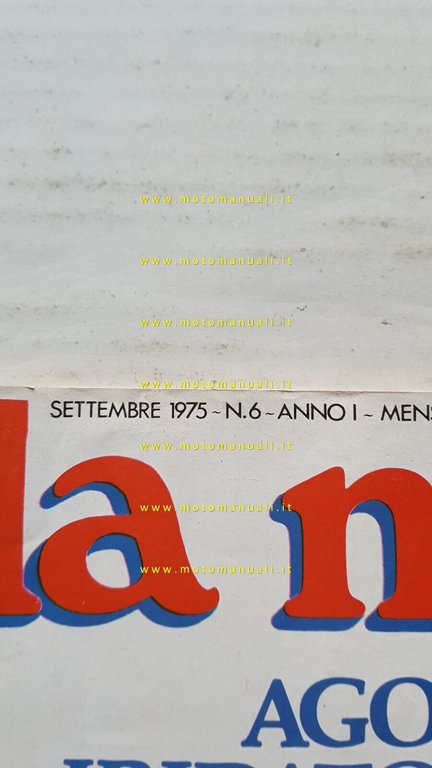LA MOTO n. 6 1975 - Prova Suzuki 380 NGT …