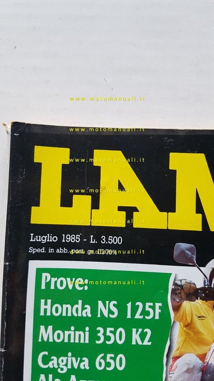 LA MOTO n. 7 1985 Prova Honda NS 125 F …
