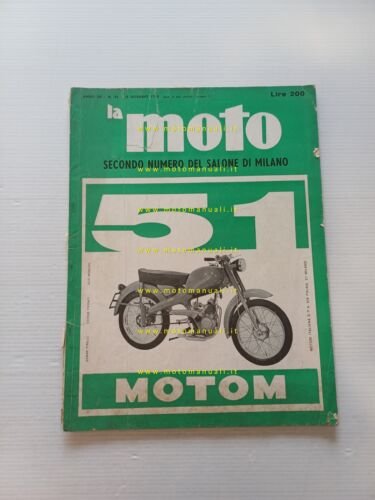 La Moto rivista 2 numero Speciale Salone Milano 1959