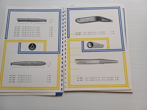 Lafranconi catalogo marmitte silenziatori Ducati Morini Guzzi 1973 originale
