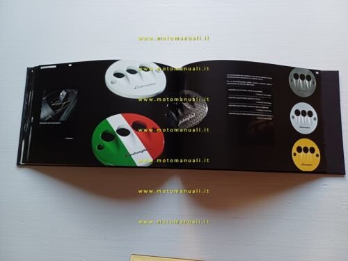 Lamborghini catalogo accessori originale ITALIANO