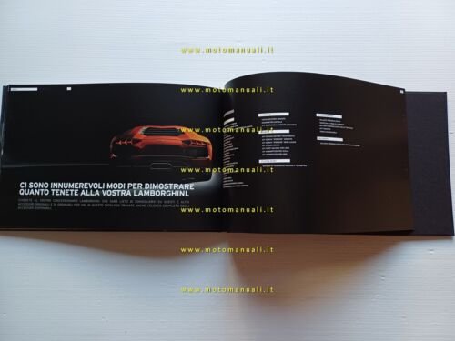 Lamborghini catalogo accessori originale ITALIANO