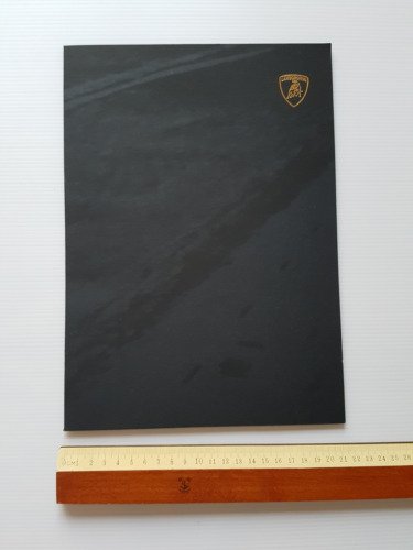 Lamborghini Gallardo anteprima presentazione 2002 cartella stampa originale
