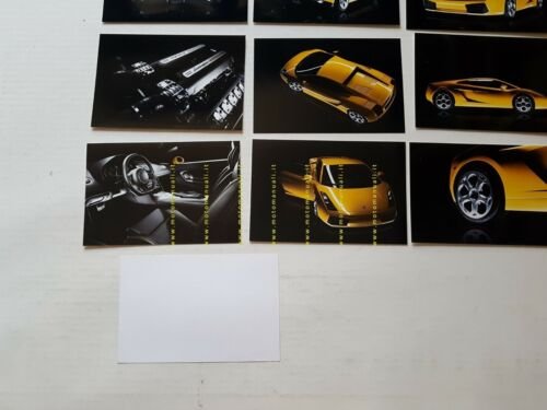 Lamborghini Gallardo Coupè 2006 lotto 10 foto cartella stampa originali