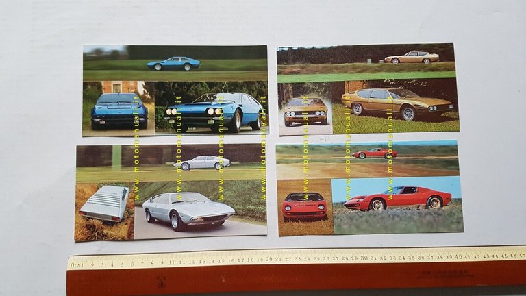Lamborghini portfolio depliant Miura SV Urraco Jarama Espada originale