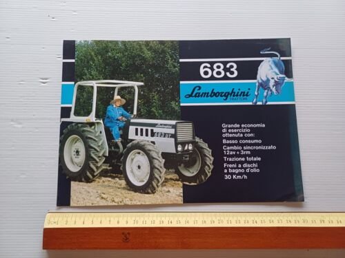 Lamborghini trattore 683 - 683 DT depliant originale italiano