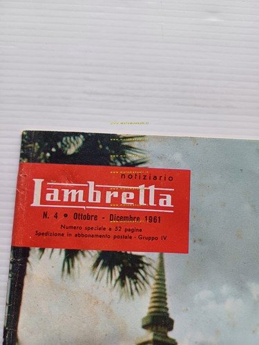 Lambretta Notiziario n. 4 1961 rivista aziendale Innocenti