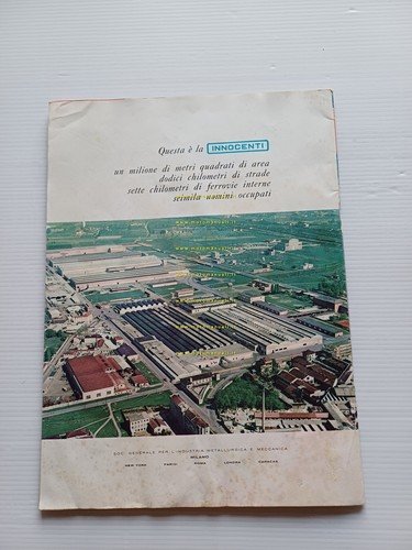 Lambretta Notiziario n. 4 1961 rivista aziendale Innocenti