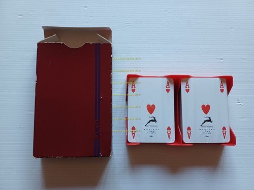 Lancia 2 mazzi di carte da gioco gadget cartella stampa …
