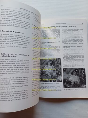 Lancia 2000 - Coup 1972 manuale officina caratterist. tecniche dati …