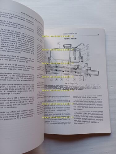 Lancia 2000 - Coup 1972 manuale officina caratterist. tecniche dati …