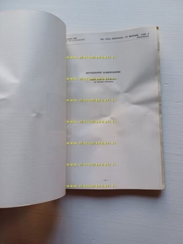 Lancia 2000 iniezione 1972 manuale officina originale