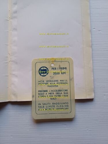 Lancia Appia 1954 manuale uso manutenzione originale italiano