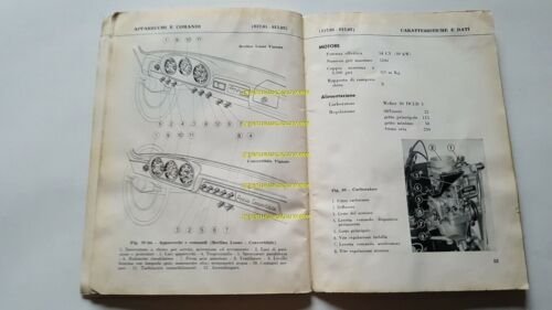 Lancia Appia 3a Serie - Convertibile Lusso 1959 Manuale Uso …