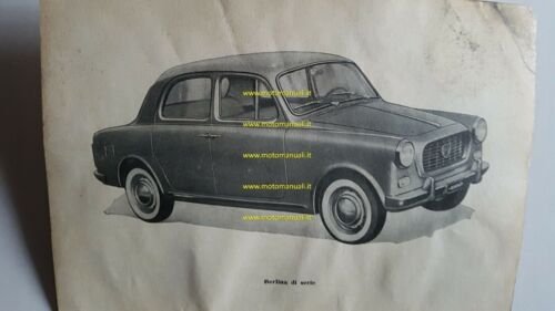 Lancia Appia 3a Serie - Convertibile Lusso 1959 Manuale Uso …