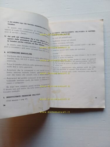 Lancia Aprilia II Serie 1951 manuale uso manutenzione originale italiano