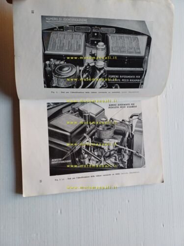 Lancia Aprilia II Serie 1951 manuale uso manutenzione originale italiano